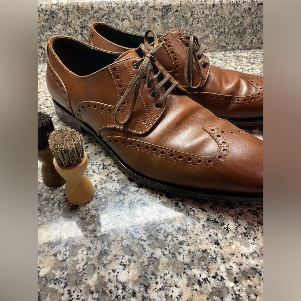 Salvatore Ferragamo horsebit brown shoes